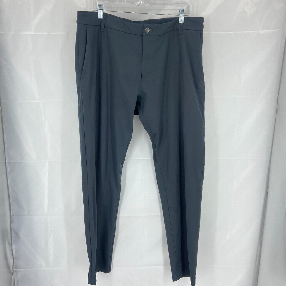 Lululemon Men 38 ABC Pants Classic Straight Leg Dark Gray Stretch Performance
